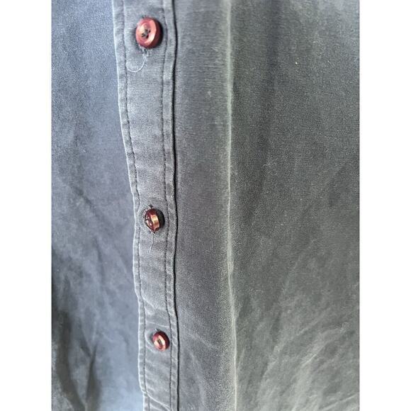 Kith Button Down Blue Utility Shirt Cotton Navy Size M - Picture 8 of 10